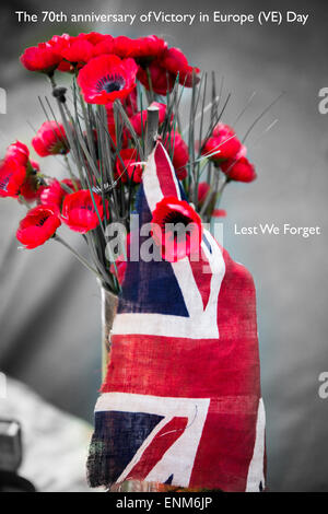 VE Day 70th Anniversary. Stock Photo