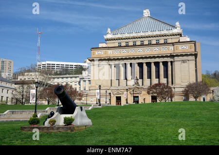 Soldiers and Sailors Memorial Hall and Museum is a National Register of Historic Places landmark in Pittsburgh, Pennsylvania. Stock Photo