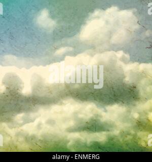 Clouds. Grungy vector illustration. Texture EPS 10 Stock Vector
