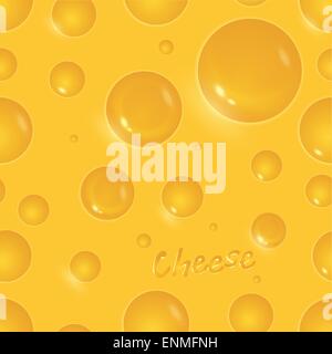 Seamless chees background Stock Vector
