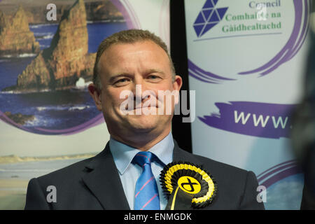 General Election Count at Dingwall, Scottish Highlands Stock Photo