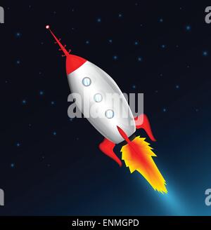 Space ship Stock Vector