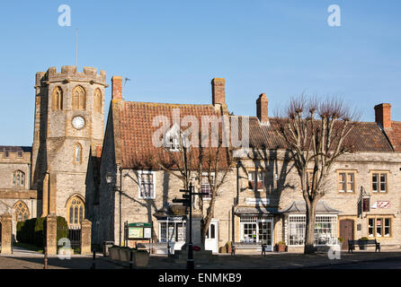 Somerton,ancient,Somerset,Somerton,ancient,Somerset,church,village,pretty, Stock Photo
