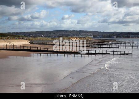 dawlish warren on the south devon coast Stock Photo