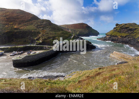 Boscastle North Cornwall between Bude and Tintagel England UK Stock Photo