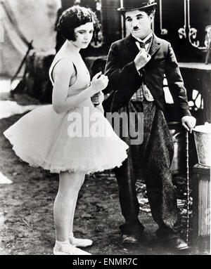 The Circus, USA 1928, aka: Der Zirkus, Regie: Charles Chaplin, Darsteller: Charles Chaplin, Merna Myrna Kennedy Stock Photo