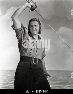 Captain Blood, USA 1935, aka: Kapitän Blood, Unter Piratenflagge, Regie: Michael Curtiz, Darsteller: Errol Flynn Stock Photo