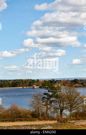 View of Cropstone Reservoir from Bradgate Park, Leicestershire, England, UK. Stock Photo