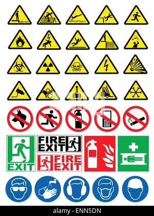 kitchen safety signs and symbols