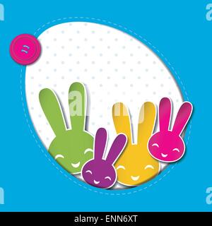 Springtime Easter Holiday Background Stock Vector