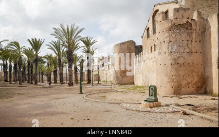 Old city walls, Alzira, Valencia, Spain Stock Photo