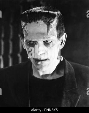 Frankenstein, USA 1931, Regie: James Whale, Darsteller: Boris Karloff ...