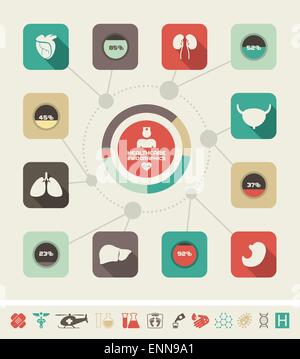 Medical Infographic Template. Stock Vector
