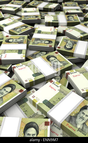 Stack of Iranian Rial Stock Photo - Alamy