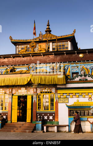 The facade of Yiga Choling Gompa, Ghum, Darjeeling. Stock Photo