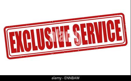 Exclusive service stamp Stock Vector