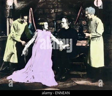 Bride of Frankenstein, USA 1935, aka: Frankensteins Braut, Regie: James Whale, Darsteller: Boris Karloff, Colin Clive, Ernest Th Stock Photo