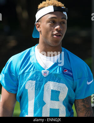 Charlotte, NC, USA. 08th May, 2015. NFL Carolina Panthers held Rookie  MINICAMP on May 8, 2015 at Panthers Practice Field Charlotte NC. Defensive  End number 71 Arthur Miley. Scott D Stivason/Cal Sport