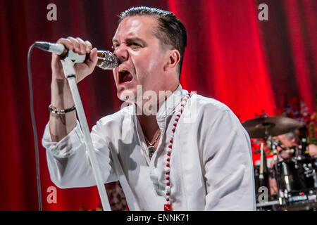 Detroit, Michigan, USA. 8th May, 2015. MIKE PATTON of 'Faith No More' performing on the North American Tour at The Fillmore. Credit:  Marc Nader/ZUMA Wire/Alamy Live News Stock Photo