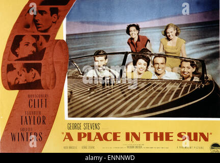 A Place in the Sun, aka Ein Platz an der Sonne, USA, 1951,  Regie: George Stevens, Darsteller: Montgomery Clift, Elizabeth Taylo Stock Photo