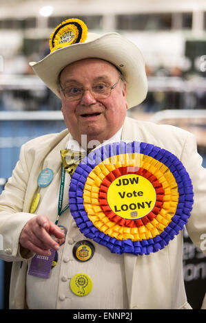 Howling 'Laud' Hope standing in the election against Boris Johnson in Uxbridge for  the Official Monster raving Loony party Stock Photo