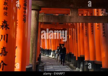 Fushimi Inari Shrine, Kyoto, Honshu, Japan Stock Photo