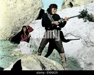 Apache, USA 1954, Regie: Robert Aldrich, Darsteller: Jean Peters, Burt Lancaster Stock Photo