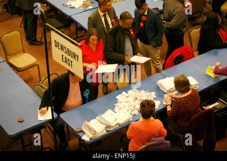 General Election Count: Dewsbury. Stock Photo