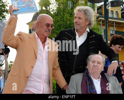 Kaernten, Austria. 08th May, 2015. Actors Ottfried Fischer and Waltraud ...