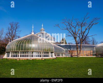 The Victorian Kibble Palace greenhouse at the Glasgow botanic gardens, Scotland. Stock Photo