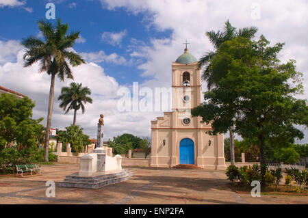 The church in Vinales, Cuba Stock Photo