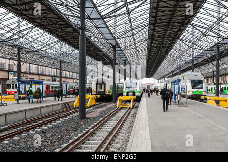 Helsinki Railway Station Stock Photo