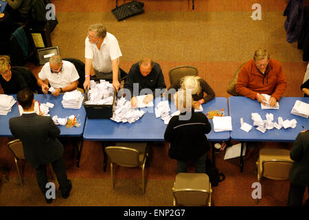 General Election Count: Dewsbury Stock Photo