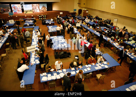 General Election Count: Dewsbury Stock Photo