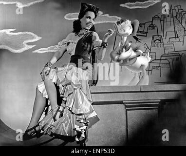 The Three Caballeros, USA 1944, aka: Drei Caballeros, Regie: Norman Ferguson, Darsteller: Donald Duck, Carmen Molina (?) Stock Photo