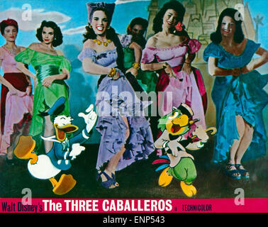 The Three Caballeros, USA 1944, aka: Drei Caballeros, Regie: Norman Ferguson, Darsteller: Donald Duck, Jose Carioca, Panchito (T Stock Photo