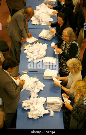 General Election Count: Holne Valley. Stock Photo