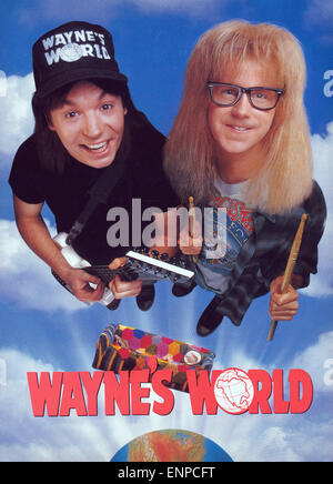 Wayne's World, USA 1992, Regie: Peneplope Spheeris, Filmplakat mit Mike Myers und Dana Garvey Stock Photo