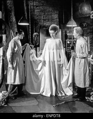 Bride of Frankenstein, aka: Frankensteins Braut, USA 1935, Regie: James Whale, Darsteller: Colin Clive, Elsa Lanchester, Ernest  Stock Photo