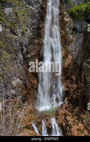 Waterfall at Nevidio canyon in Montenegro Stock Photo