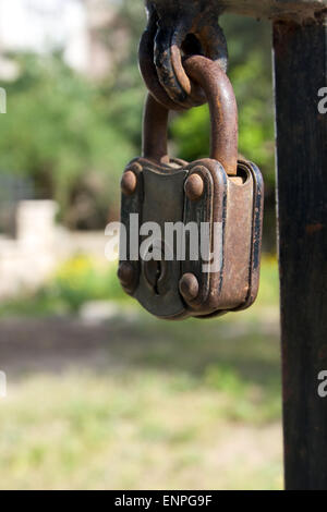 old padlock Stock Photo