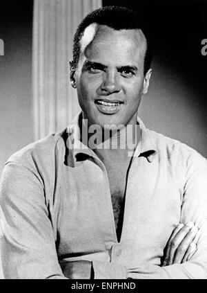 Der amerikanische Schauspieler, Sänger und Entertainer Harry Belafonte, 1960er Jahre. American actor, singer and entertainer Har Stock Photo