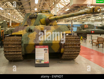 Tiger II Tank at Tank Museum in Bovington, UK Stock Photo