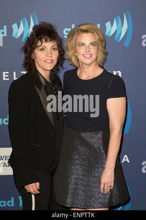 guest, Sarah Kate Ellis at arrivals for 26th Annual GLAAD Media Awards, The Waldorf-Astoria, New York, NY May 9, 2015. Photo By: Lev Radin/Everett Collection Stock Photo