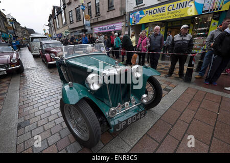 Classic cars in Inverness Stock Photo