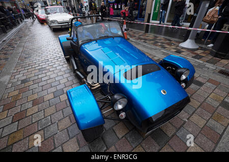 Classic cars in Inverness Stock Photo