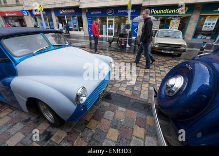 Classic cars in Inverness Stock Photo