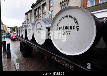 Classic cars in Inverness Stock Photo