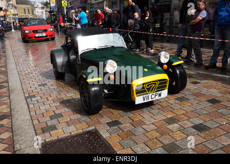 Classic cars in Inverness Stock Photo