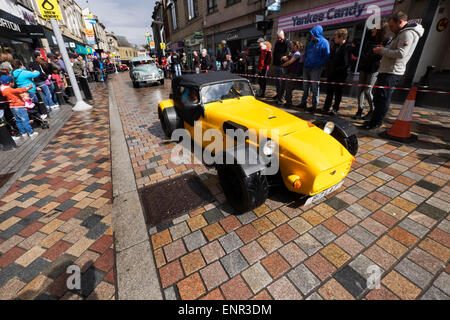 Classic cars in Inverness Stock Photo